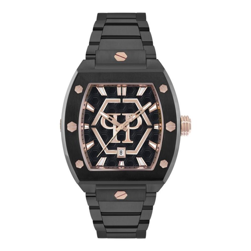 Philipp Plein The Hexagon Phantom Bracelet Watch Black Mens